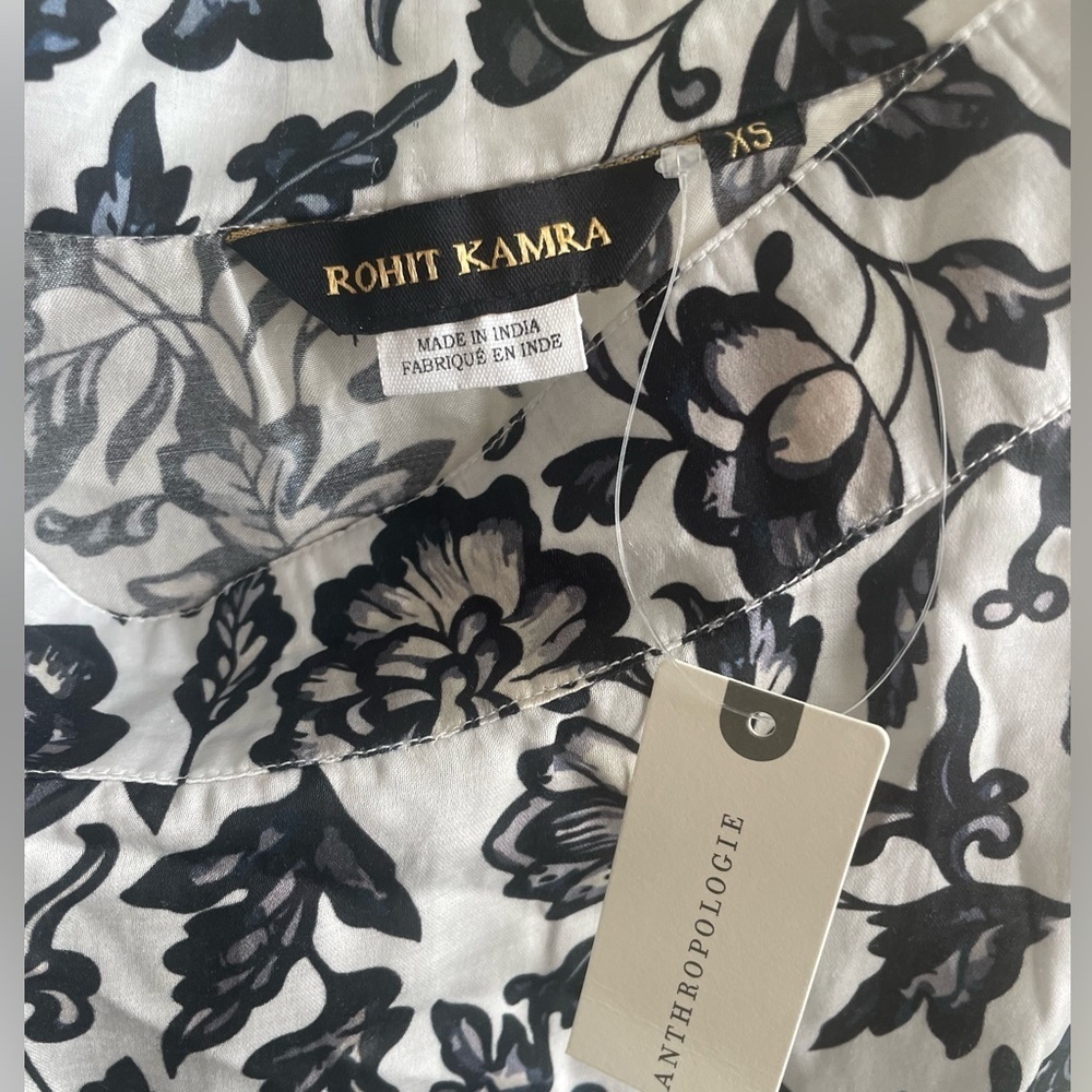 Anthropologie Rohit Kamara Floral Wrap Skirt - Picture 2 of 4